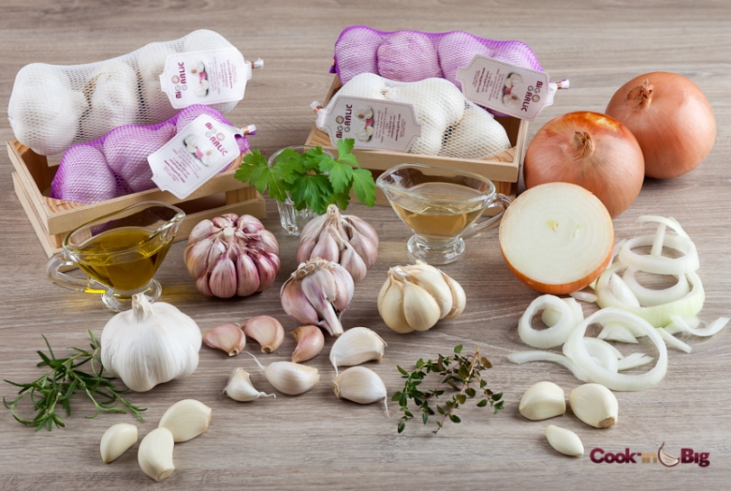Big Garlic_Big Garlic Mix in a Light Marinade Ingredients