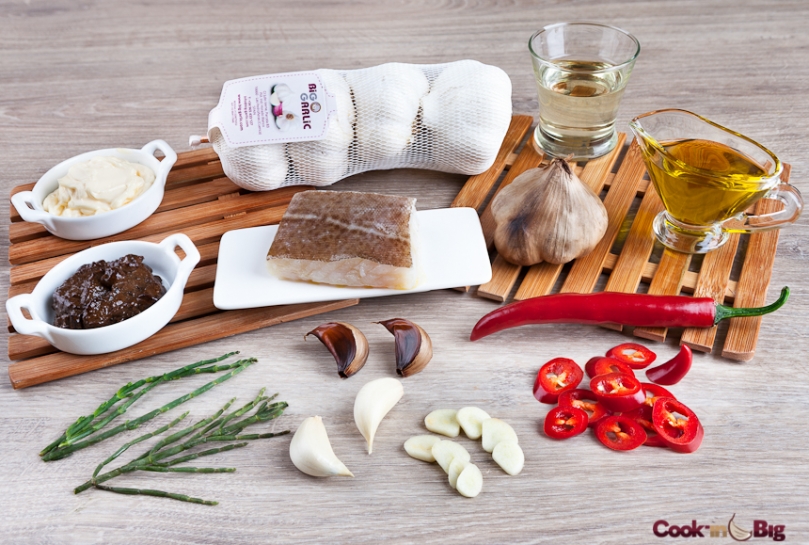 Big Garlic_Cod with Garlic, Samphire and Pil Pil Sauce Ingredients