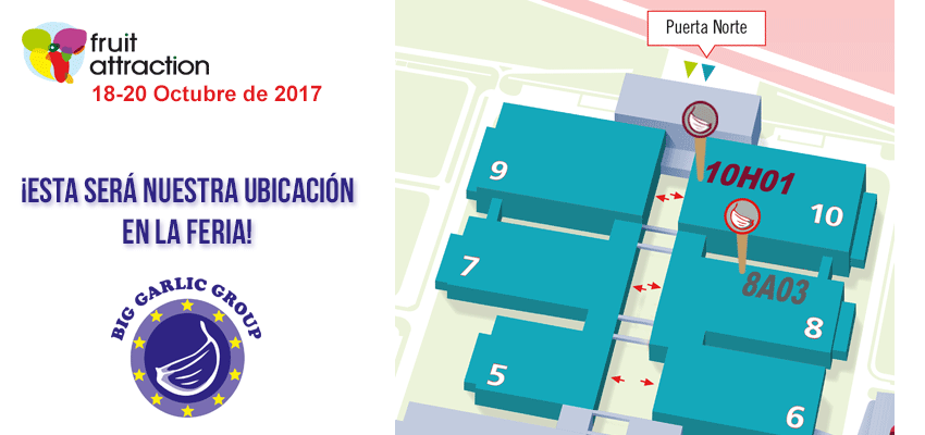 Anota nuestros números de Stands! 