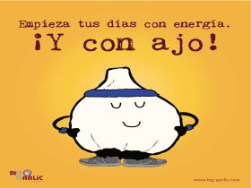 Empieza tus días con Ajo