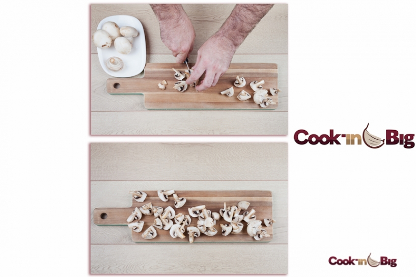 Sautéed Mushrooms with White Garlic