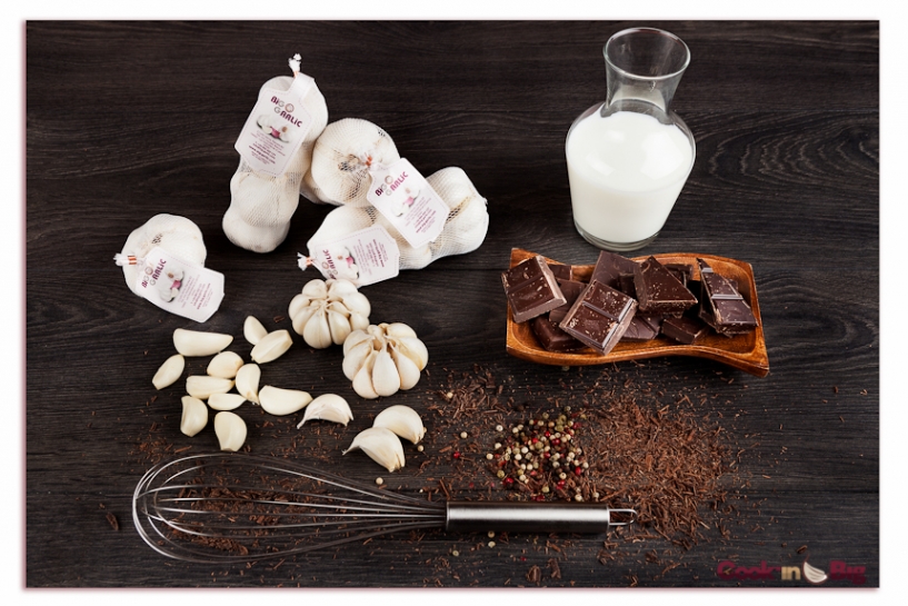 Chocolate a la Taza y Ajo Spring Blanco