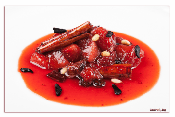 Fresas Especiadas con Ajo Negro
