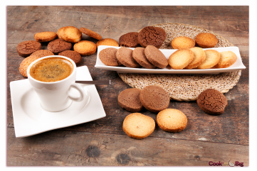 Galletas de Mantequilla con Ajo Morado y Cacao Amargo.
