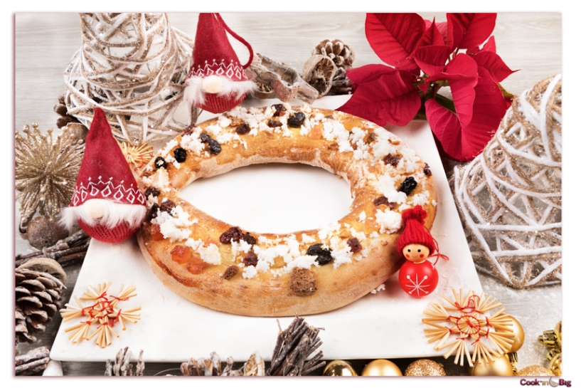 Roscón de Reyes con Ajo Blanco