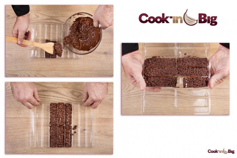 Turrón Crujiente de Chocolate y Ajo Castaño